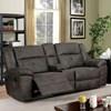 Chichester Reclining Leather Look Loveseat with Console (CM6943-LV) image 1