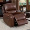 Walter Leather Look Recliner (CM6950BR-CH) image 1