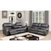 Walter Power Reclining Leather Look Sofa (CM6950GY-SF-PM) image 2