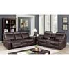 Manda Reclining Leather Look Loveseat with Console (CM6978-LV) image 2