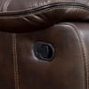 Pollux Reclining Leather Look Loveseat (CM6981BR-LV-CT) image 3