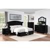 Zohar King Upholstered Platform Bed (CM7130BK-EK-BED) image 2