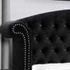 Zohar King Upholstered Platform Bed (CM7130BK-EK-BED) image 3