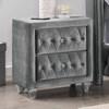 Zohar 2-Drawer Nightstand (CM7130GY-N) image 1