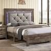Larissa King Upholstered Panel Bed (CM7149EK) image 1