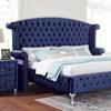 Alzir King Upholstered Platform Bed (CM7150BL-EK-BED) image 1