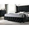 Carissa King Upholstered Platform Bed (CM7164BK-EK-BED) image 4