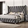 Carissa Queen Upholstered Platform Bed (CM7164Q-BED) image 1