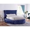 Delilah California King Upholstered Platform Bed with Storage (CM7177BL-CK-BED) image 5
