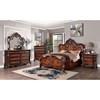 Rosewood 3-Drawer Nightstand (CM7183N) image 2