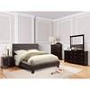 Leeroy Queen Upholstered Platform Bed (CM7200LB-Q-BED-VN) image 2