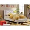 Lianne Twin Upholstered Platform Bed (CM7217WH-T-BED-VN) image 1