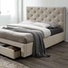 Sybella King Upholstered Platform Bed with Storage (CM7218BG-EK-BED) image 1