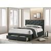 Sybella California King Upholstered Platform Bed with Storage (CM7218DG-CK-BED) image 2