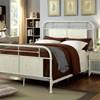Haldus Twin Metal Bed (CM7502WH-T) image 2