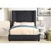 Mirabelle King Upholstered Platform Bed (CM7679DG-EK) image 2