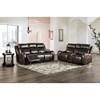 Causeuse inclinable motorisée Barclay en aspect cuir avec console (CM9906-LV-PK) image 2