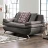 Sarnen Stationary Fabric Loveseat (EM6721DG-LV) image 1