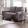 Dagmar Stationary Fabric Loveseat (EM6723GY-LV) image 1