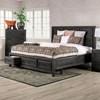 Oakridge King Panel Bed with Storage (EM7074DG-EK-BED) image 1