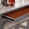 Whitehall Counter Height Dining Table with Marble Top (FOA3544LG-PT) image 4