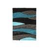 Winnipeg RG4111 5' X 7' Gray & Blue Area Rug image 1
