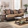 Fletcher Stationary Fabric and Leather Look Sofa (SM5148-SF) image 1