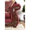 Tabitha Stationary Fabric and Leather Look Loveseat (SM6110-LV) image 4