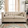 Elliot Stationary Fabric Loveseat (SM9116-LV) image 1