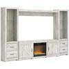 Bellaby W331W14 4 pc Entertainment Center with Electric Fireplace image 1