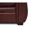 Causeuse fixe Borrego en cuir et aspect cuir (77890-03-GRADE100-GARNET) image 5