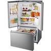 36-inch, 26.6 cu. ft. Freestanding French 3-Door Refrigerator (RF27A3FSE) image 3