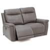 Westpoint Power Reclining Leather Match Loveseat (41121-63-VENICE-COAL-MATCH) image 1