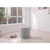 Aphia Grey Boucle Fabric Upholstered Stool image 2