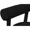Parlor Stationary Fabric Accent Chair (574Black) image 6