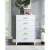 Bowtie 5-Drawer Chest (899White-CH) image 2
