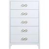 Bowtie 5-Drawer Chest (899White-CH) image 3