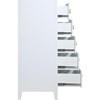 Bowtie 5-Drawer Chest (899White-CH) image 5