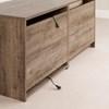 Interface 12934 2-Drawer Credenza - Weathered Oak image 12