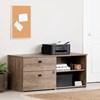 Interface 12934 2-Drawer Credenza - Weathered Oak image 13