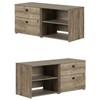 Interface 12934 2-Drawer Credenza - Weathered Oak image 4