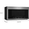 1.9 cu. ft. Over-The-Range Microwave Oven with Air Fry (WMH78519LZ) image 9