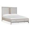 Lenox California King Upholstered Panel Bed with Storage (B5490-64SF/B5490-65H/B5490-74R) image 1