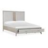 Lenox California King Upholstered Panel Bed with Storage (B5490-64SF/B5490-65H/B5490-74R) image 2