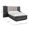 Wentworth Village Queen Upholstered Bed with Storage (B4995-02/B4995-50H/B4995-54R) image 3