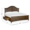Bay Creek California King Panel Bed with Storage (B4398-64F/B4398-65H/B4398-74B) image 7
