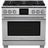 36-inch Freestanding Dual Fuel Range with True Convection Technology (BSDF366BWCC) image 2