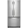 33-inch, 22.1 cu. ft. Freestanding French 3-Door Refrigerator with Factory Installed Ice Maker (WRFF5333PZ) image 1