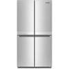 36-inch, 19.4 cu. ft. Counter-Depth 4-Door Refrigerator with PrintShield™ Finish (KRQC506MPS) image 1