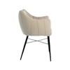 Fabiana Arm Chair (Fabiana Arm Chair - Light Grey) image 3